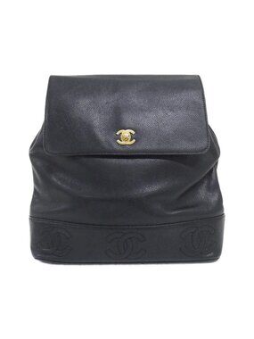 Chanel Vintage Backpack Black